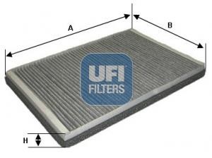 Ufi 5425300 Activated Carbon Cabin Filter 5425300