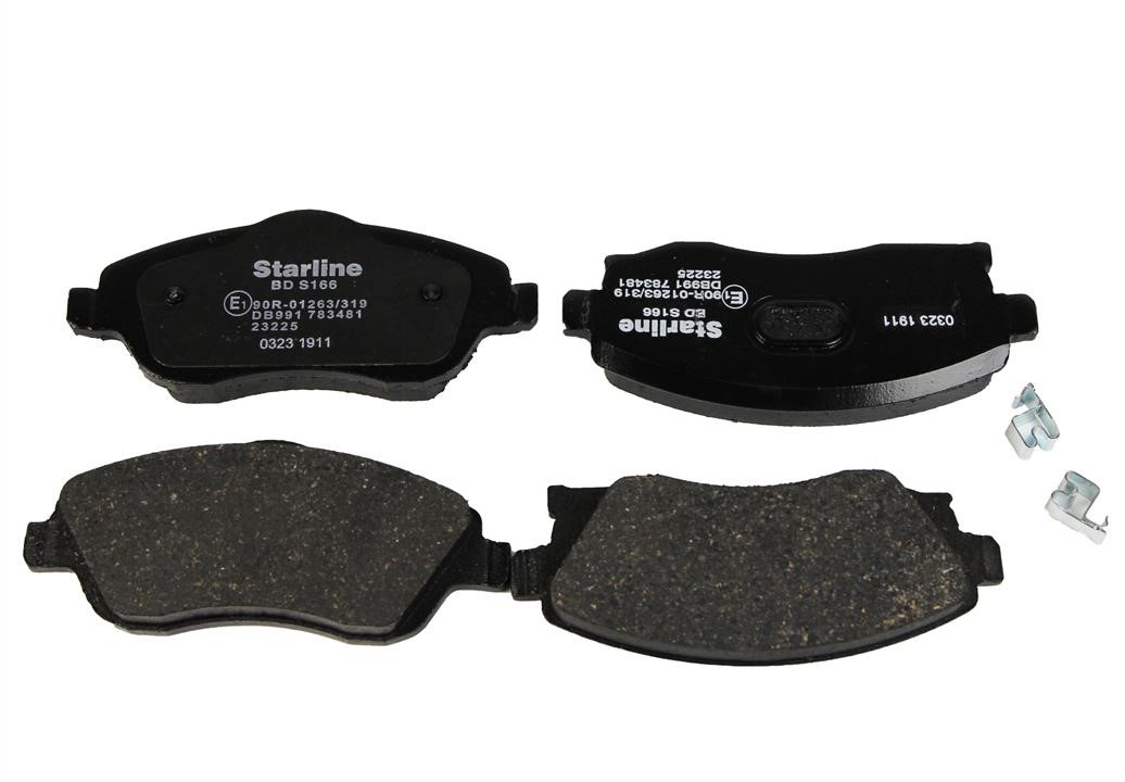 StarLine BD S166 Brake Pad Set, disc brake BDS166