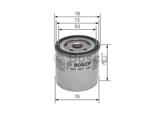 Oil Filter Bosch F 026 407 143
