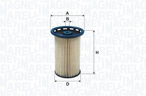Magneti marelli 153071760754 Fuel filter 153071760754