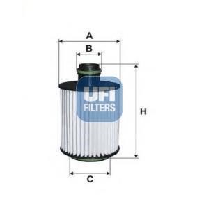 Ufi 25.139.00 Oil Filter 2513900