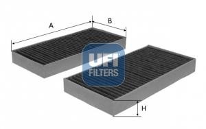 Ufi 5425200 Activated Carbon Cabin Filter 5425200