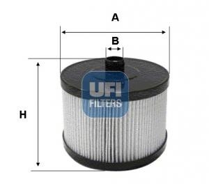 Ufi 25.145.00 Oil Filter 2514500