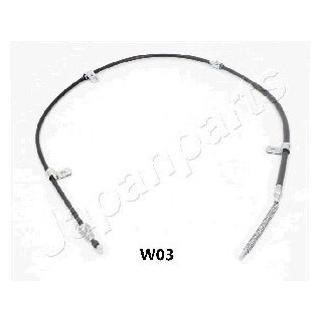 Japanparts BC-W03 Parking brake cable left BCW03