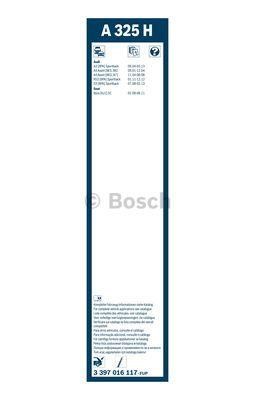 Bosch Wiper blade rear frameless 325 mm (13&quot;) – price 42 PLN