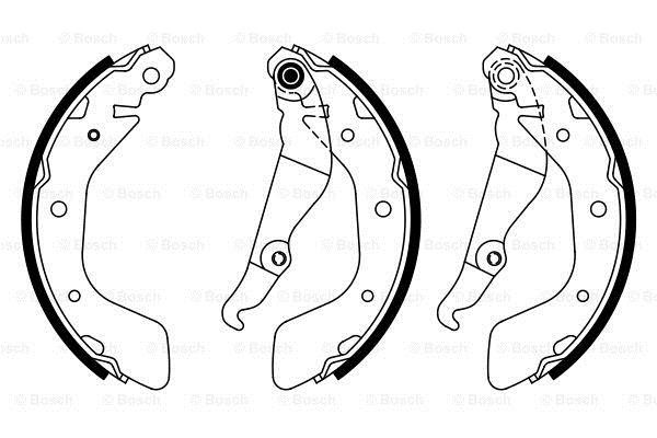 Bosch Brake shoe set – price 150 PLN