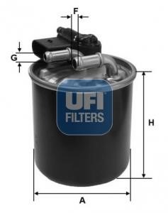 Ufi 24.148.00 Fuel filter 2414800