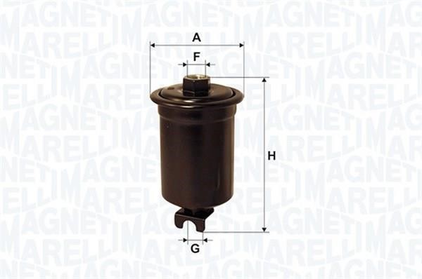 Magneti marelli 153071760639 Fuel filter 153071760639