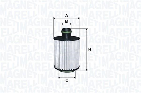 Magneti marelli 153071762414 Fuel filter 153071762414