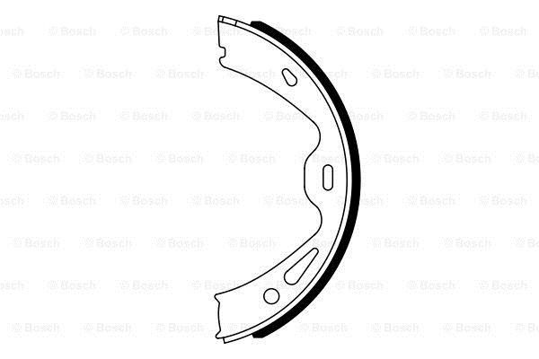 Handbrake shoes Bosch 0 986 487 944