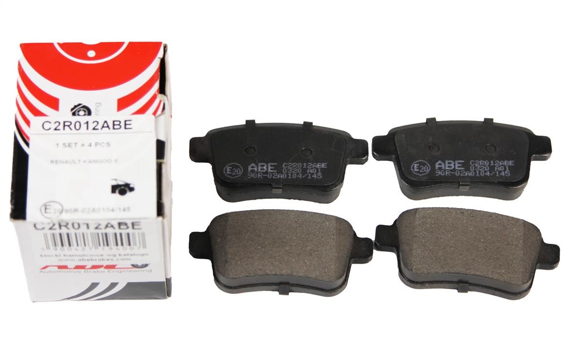 Rear brake pad set ABE C2R012ABE