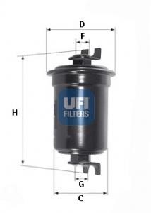 Ufi 31.647.00 Fuel filter 3164700