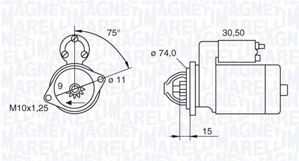 Magneti marelli 063280054010 Starter 063280054010