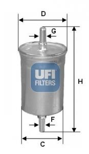 Ufi 31.941.00 Fuel filter 3194100