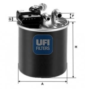 Ufi 24.151.00 Fuel filter 2415100