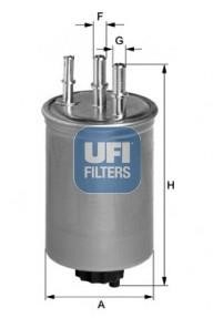 Ufi 24.131.00 Fuel filter 2413100