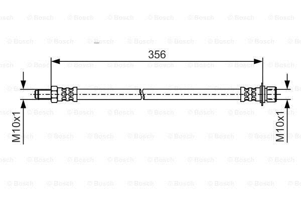 Bosch Brake Hose – price 44 PLN
