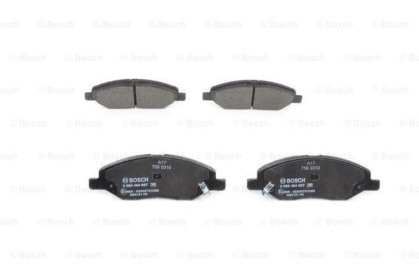 Bosch Brake Pad Set, disc brake – price 50 PLN