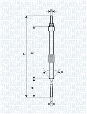 Magneti marelli 062900033304 Glow plug 062900033304