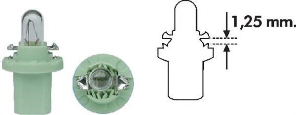 Dashboard bulb T5 12V 2W Magneti marelli 002051400000