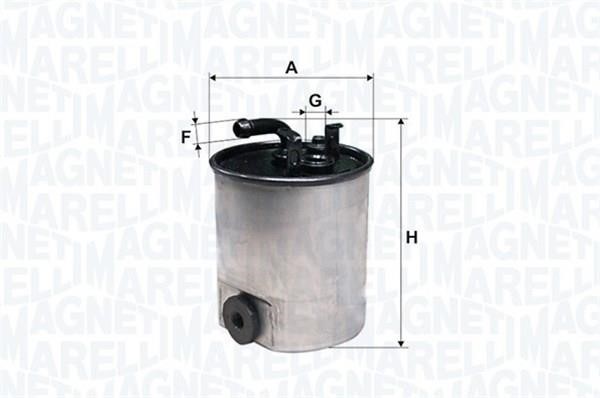 Magneti marelli 152071761636 Fuel filter 152071761636