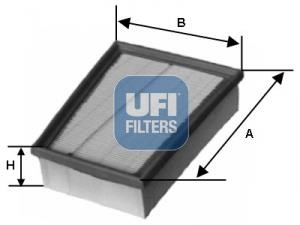 Ufi 30.712.00 Air filter 3071200 3071200 Ufi Air filter