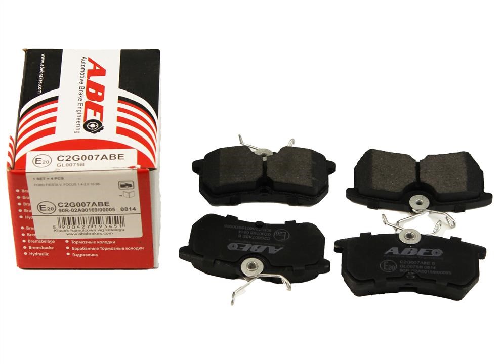 ABE Rear disc brake pads, set – price 47 PLN