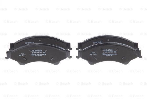 Brake pad set Bosch 0 986 494 791