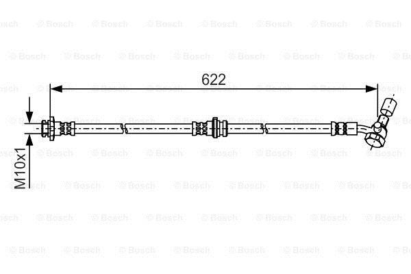 Brake Hose Bosch 1 987 481 A39