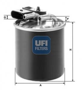 Ufi 24.150.00 Fuel filter 2415000