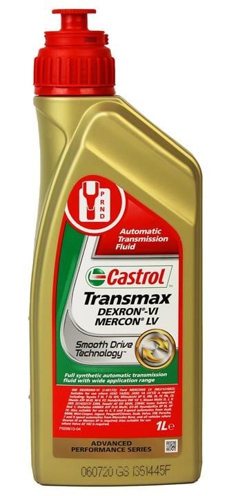 Castrol 156CAA Gear oil Castrol Transmax DEXRON VI MERCON LV, 1 l 156CAA