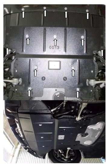 Kolchuga 1.0613.00 Engine protection Kolchuga standard 1.0613.00 for BMW (radiator) 1061300