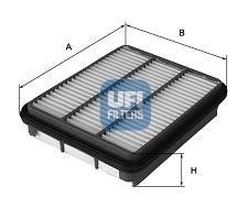 Ufi 30.652.00 Air filter 3065200 3065200 Ufi Air filter