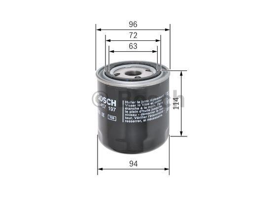 Oil Filter Bosch F 026 407 197