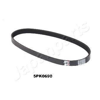 Japanparts DV-5PK0690 V-ribbed belt 5PK690 DV5PK0690