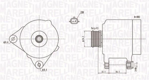 Buy Magneti marelli 063731860010 at a low price in United Arab Emirates!