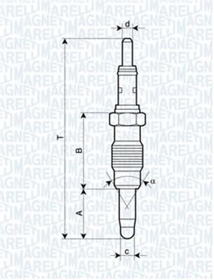 Magneti marelli 062900011304 Glow plug 062900011304