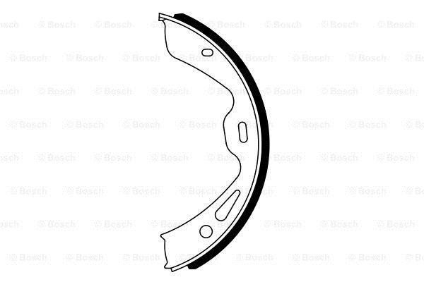 Bosch Handbrake shoes – price 139 PLN