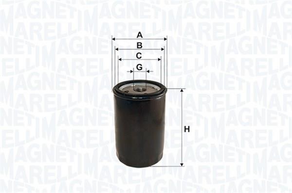 Magneti marelli 153071762452 Oil Filter 153071762452