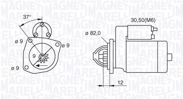 Magneti marelli 063521092680 Starter 063521092680