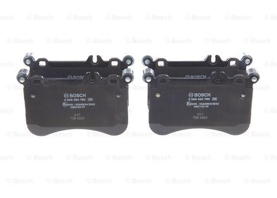Brake pad set Bosch 0 986 494 780