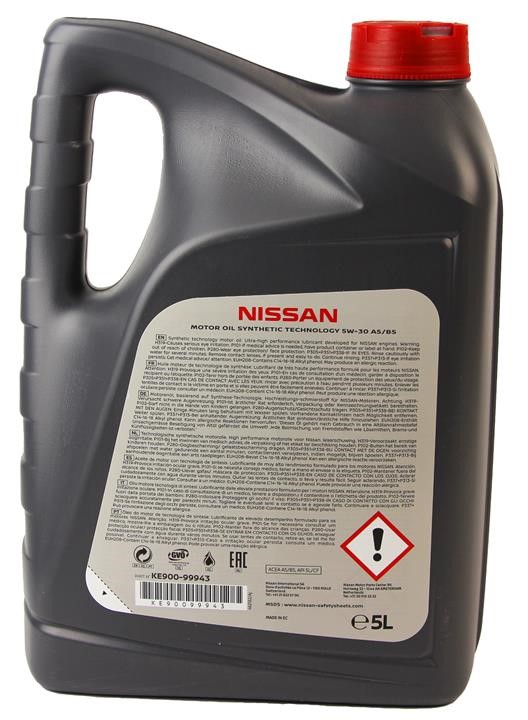 Engine oil Nissan Motor Oil FS 5W-30, 5L Nissan KE900-99943