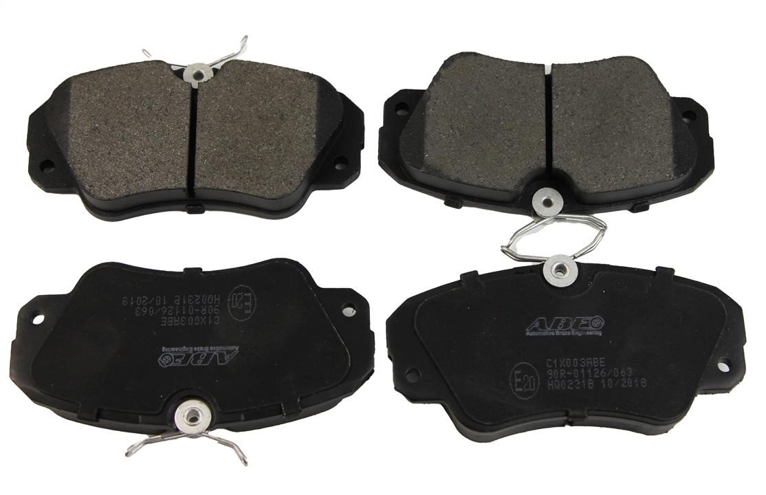 ABE C1X003ABE Front disc brake pads, set C1X003ABE