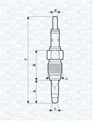 Magneti marelli 062900083304 Glow plug 062900083304