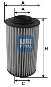 Ufi 25.163.00 Oil Filter 2516300