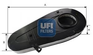 Ufi 27.A97.00 Air filter 27A9700
