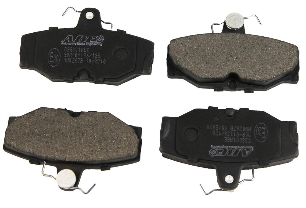 ABE C2G001ABE Rear disc brake pads, set C2G001ABE