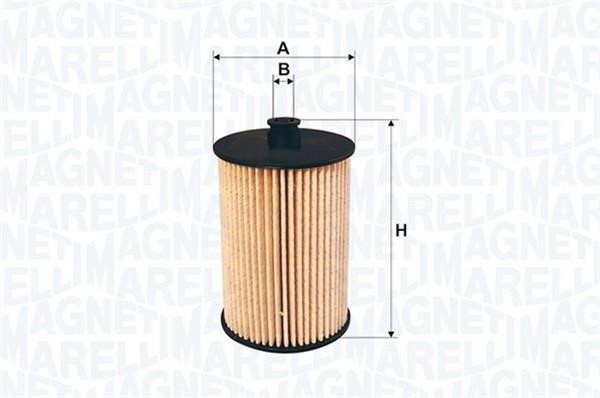 Magneti marelli 153071760790 Oil Filter 153071760790