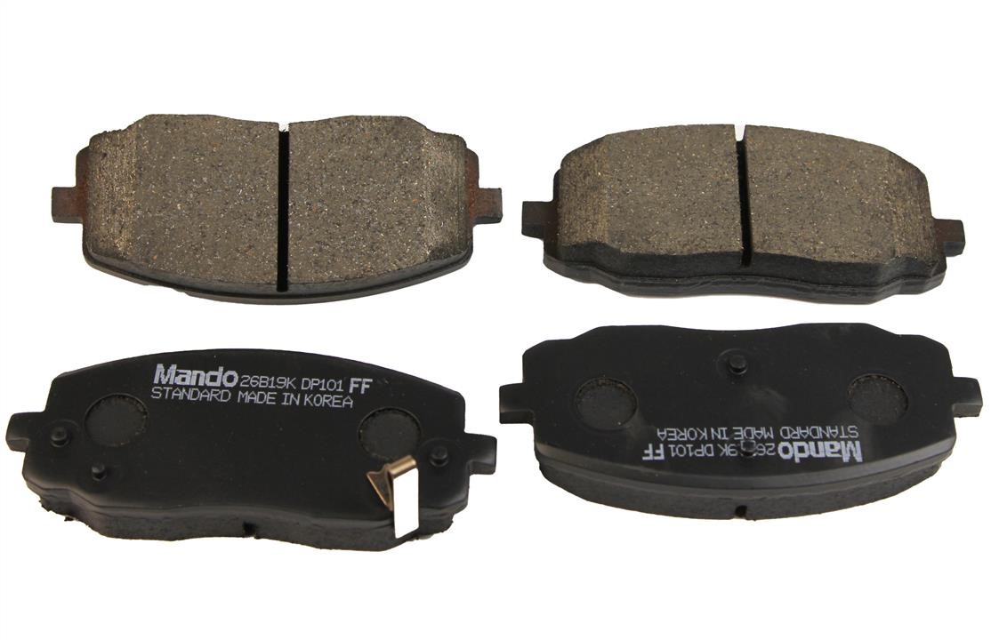 Mando MPK25 Brake Pad Set, disc brake MPK25