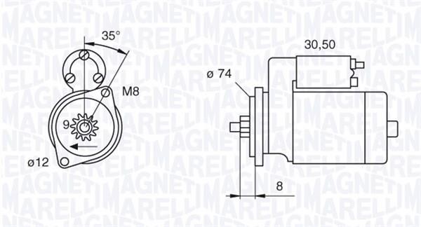 Magneti marelli 063280058010 Starter 063280058010